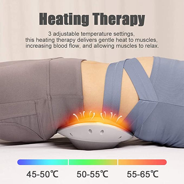 Real Relax® MP-02 Back Massager with Heat for Back Pain Relief