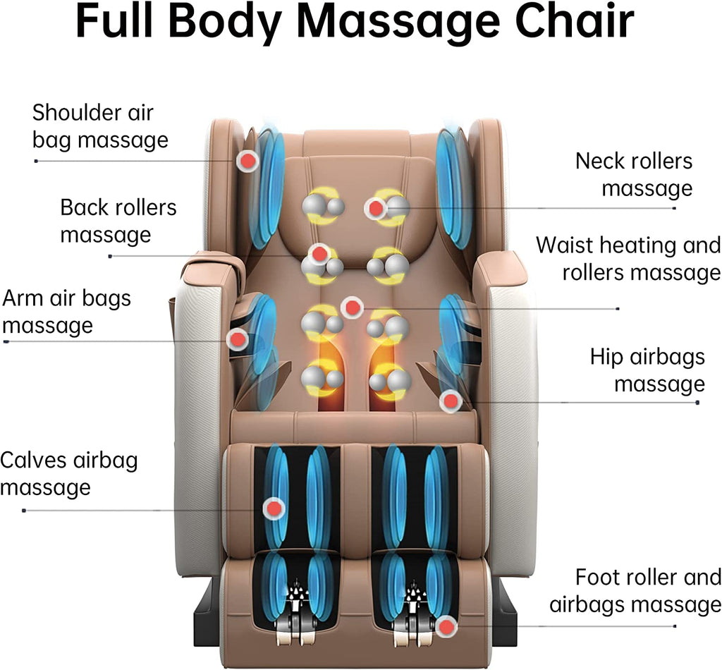 Real Relax Massage Chair Real Relax® SS01 Massage Chair Khaki 665878409173