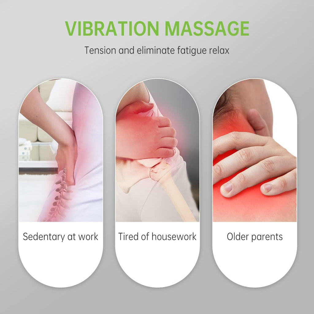 Real Relax MP-01 Portable Back Massager Shiatsu Kneading Electric Neck Massager Pillow